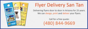 flyer delivery san tan