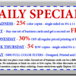 Daily Specials