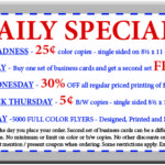 Daily Specials